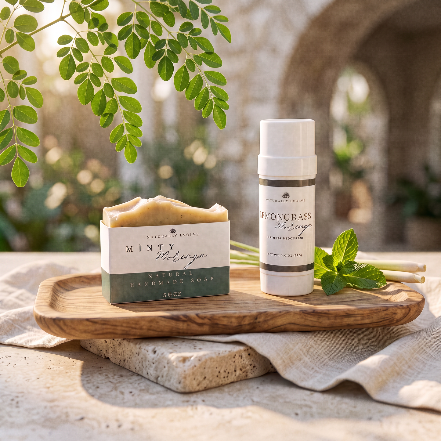 Fresh Start Bundle -Handmade Natural Soap & Aluminum-Free Deodorant