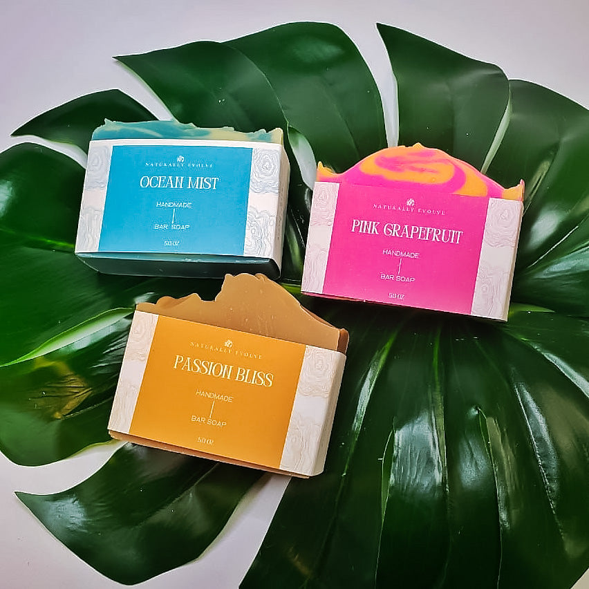 Tropical Paradise Soap Bundle w/Bag&Dish