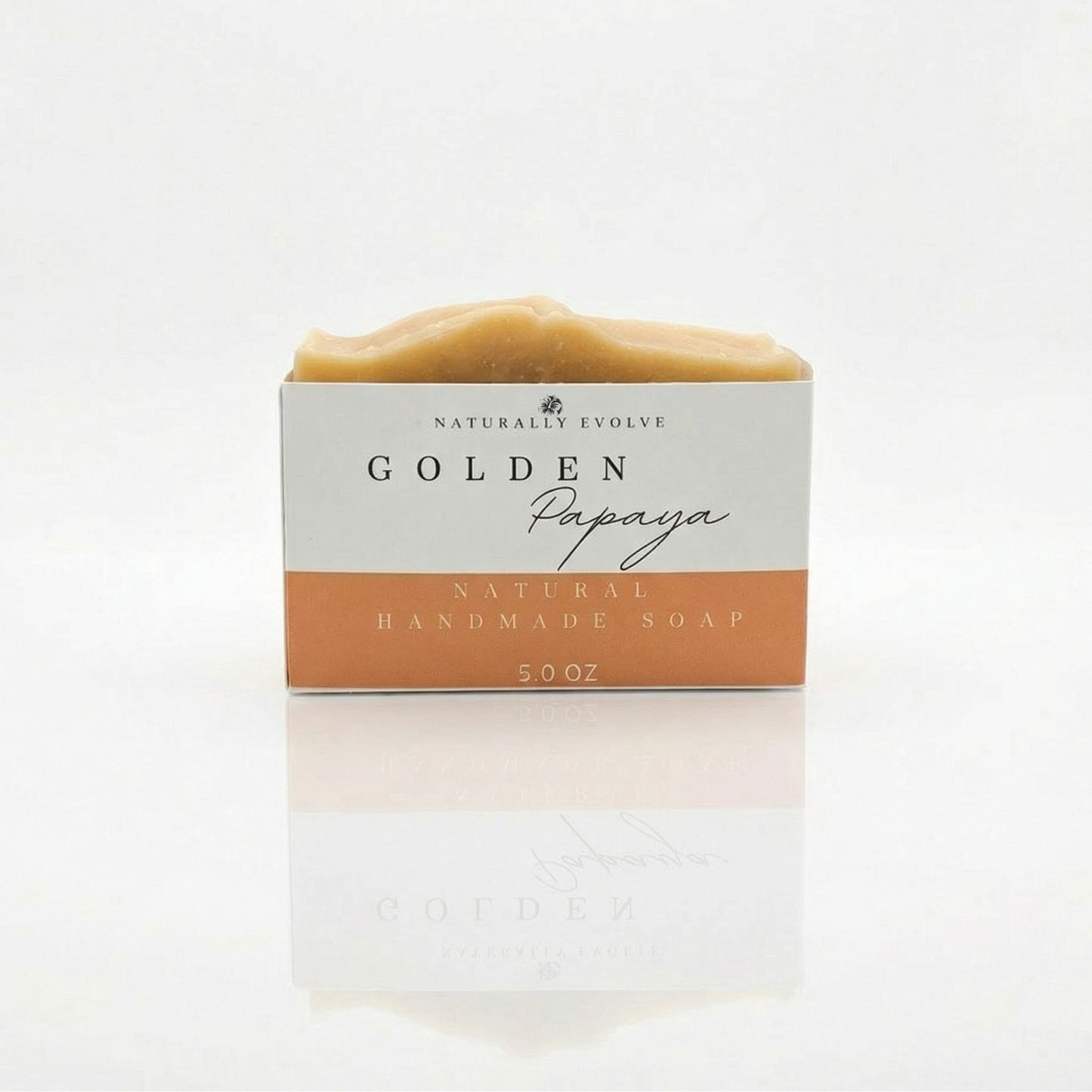 brightening natural soap bar with golden papaya for radiant glowing skin