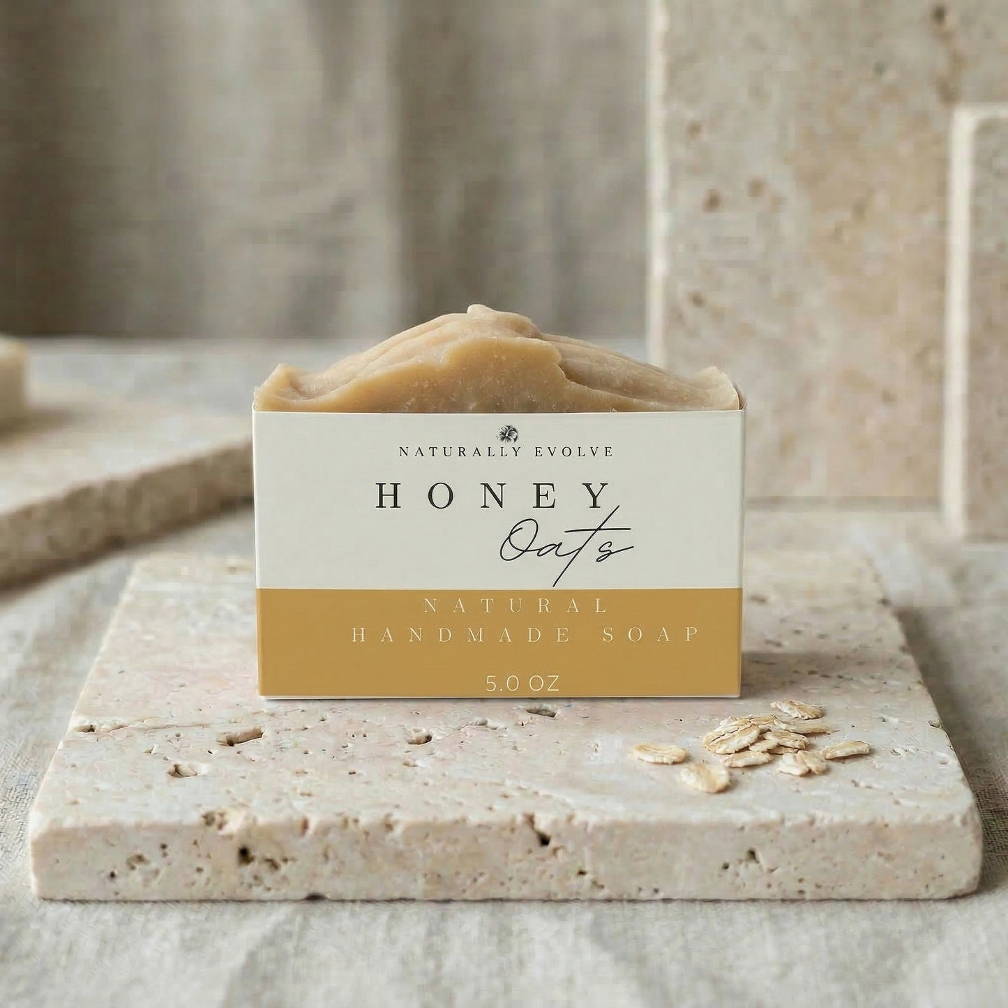 natural honey oats soap bar for sensitive skin soothing and gentle cleansing