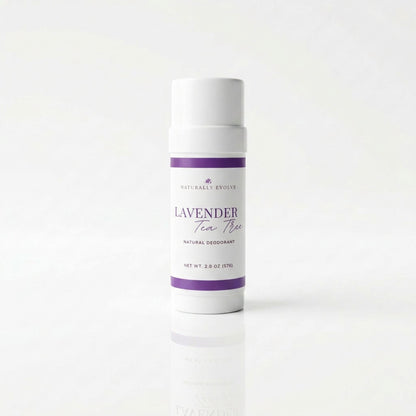 natural deodorant for sensitive skin with lavender and tea tree odor protection