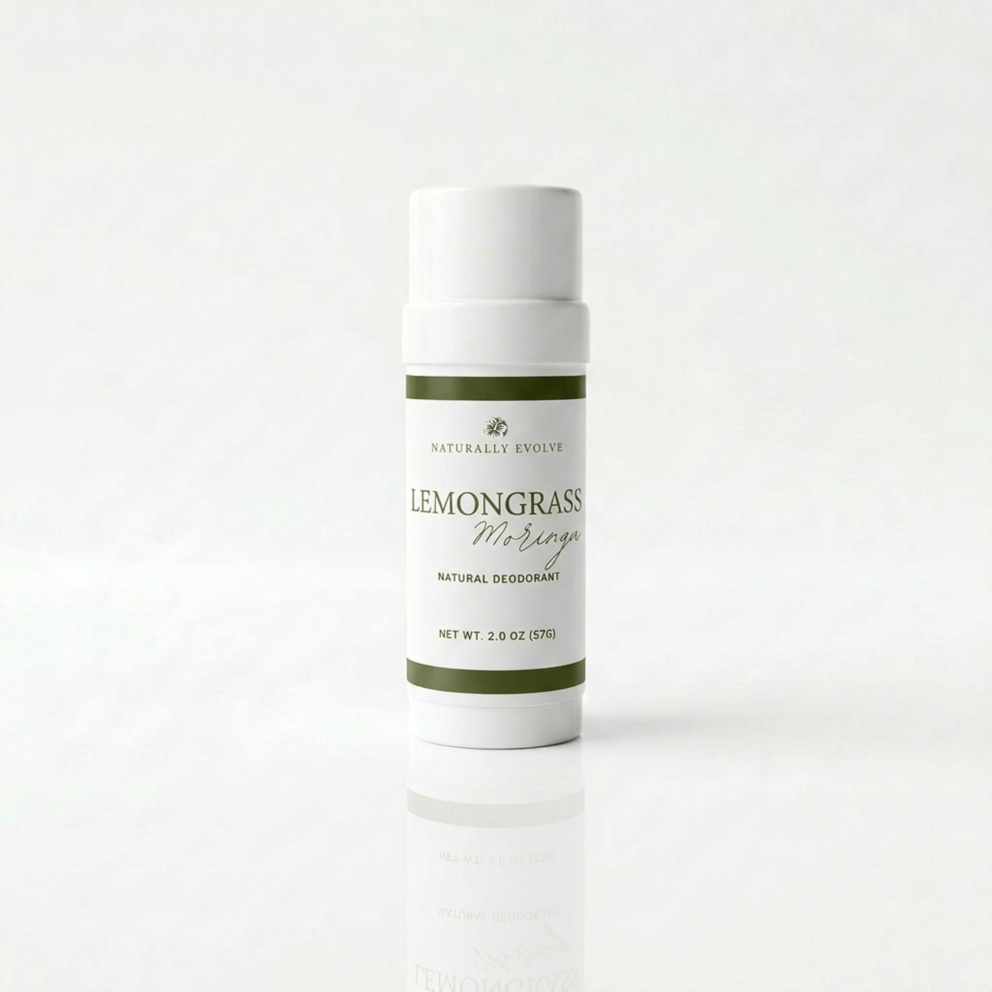 long lasting natural deodorant with lemongrass and moringa for odor control
