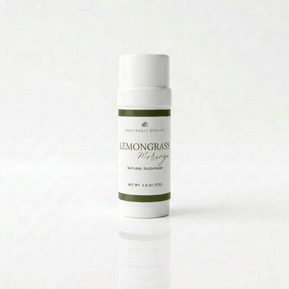 long lasting natural deodorant with lemongrass and moringa for odor control
